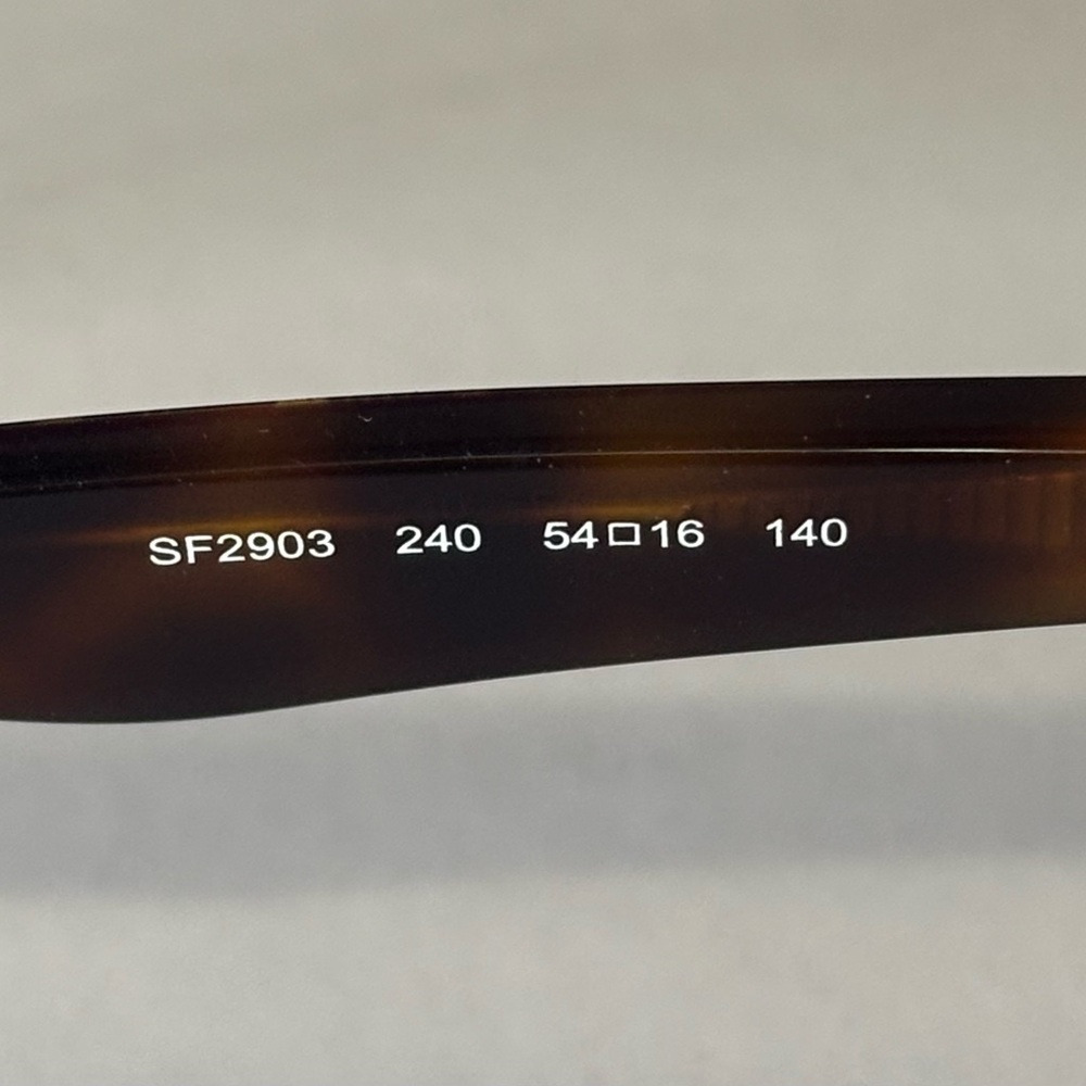 Salvatore Ferragamo SF 2903 240 Women’s Cat Eyeglasses Frame in Brown Tortoise. - Picture 7 of 9